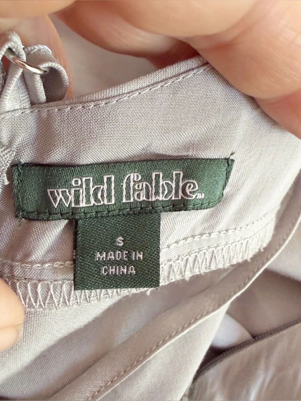 Wild Fable Women Metallic Silver Babydoll Slip Maxi Dress Small Retro Y2K‎ Fairy